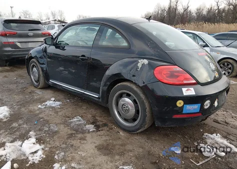 2013 Volkswagen Beetle 2.5L из США, поврежденный, VIN 3VWJP7AT9DM621948